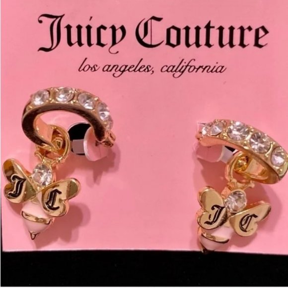 Pink Bumblebee Earrings (NWOT) - Juicy Couture ❧ - Picture 2 of 3